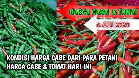 Harga Cabe Hari Ini 6 JULI 2021 Info Harga Cabai Rawit Merah Hari Ini