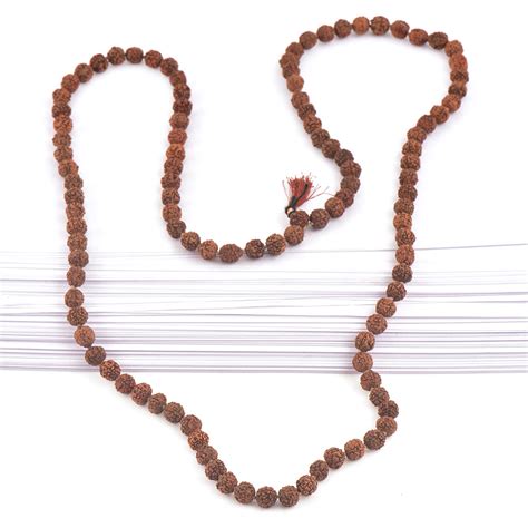 Rudraksha Meditation Mala Beads Necklace