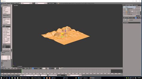 Blender Scene Creating Low Poly Terrain 2 Part 3 YouTube