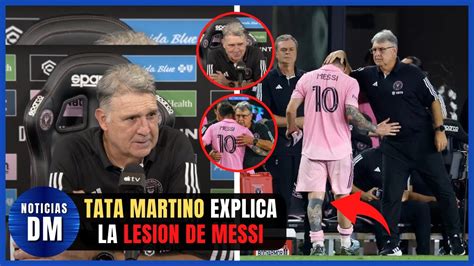 TATA MARTINO Habla En CONFERENCIA Sobre La LESION De MESSI Y El