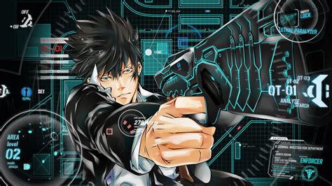 Shinya Kogami With Gun Hd Psycho Pass Wallpapers Hd Wallpapers Id