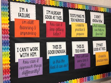 Growth Mindset Bulletin Board Printable Printable Templates