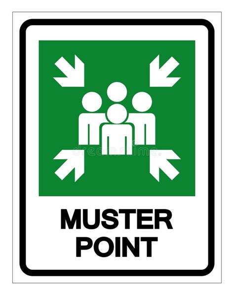 Muster Point Symbol Sign Vector Illustration Isolated On White