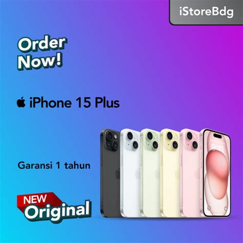 Jual Apple IPhone 15 Plus 128GB 256GB 512GB Garansi Resmi IBox IBox