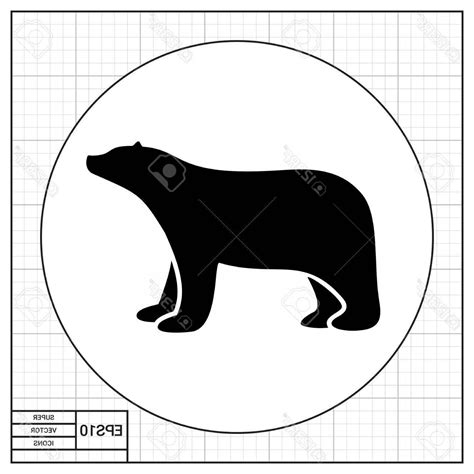 Polar Bear Silhouette Vector at Vectorified.com | Collection of Polar Bear Silhouette Vector ...