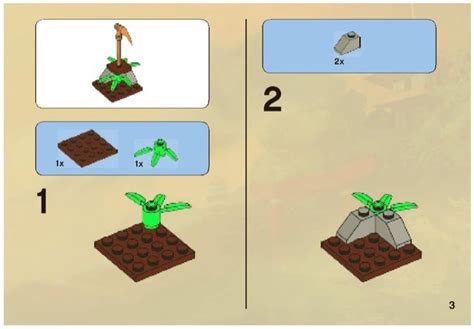 Lego Instructions For Set 2258 Ninja Ambush Ninjago Pilot Season