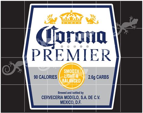 Corona Beer Labels Extra Light and Premier SVG Design. SVG | Etsy