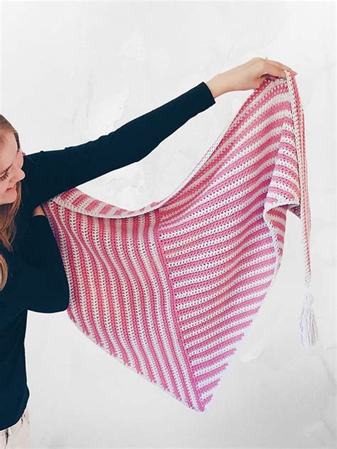 Ravelry Stripe Me Shawl Pattern By Wilma Westenberg