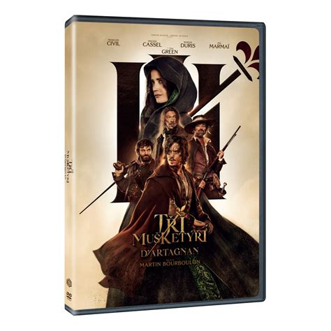 Tři mušketýři D Artagnan 299 Kč DVD v krabičce 14mm Multiland cz