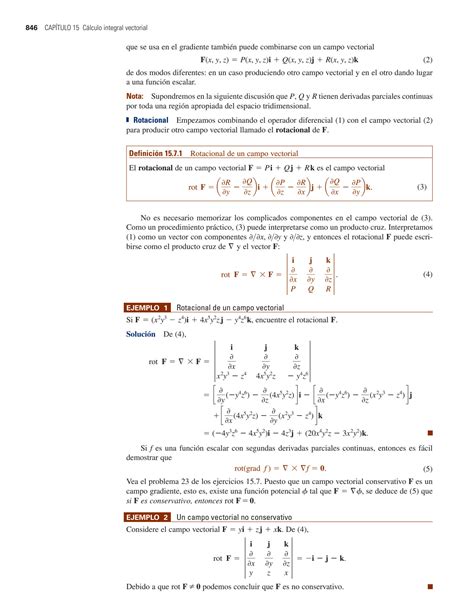 Solution Calculo Varias Variables Zill Tomo Th Rotor Y Divergencia