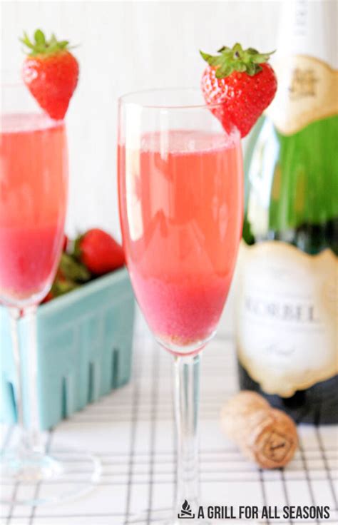 Strawberry Mimosa Recipe A Grill For All Seasons