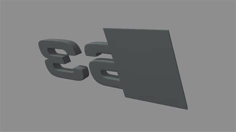 3D model Logo Audi S3 - TurboSquid 2073003