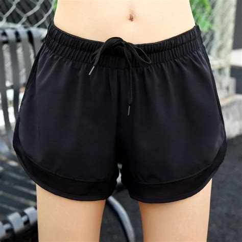 New Summer Yarn Women Sports Shorts Loose Quick Drying Fitness Shorts