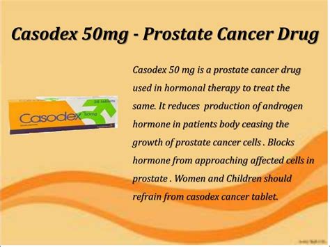 PPT - Casodex 50mg - Anti Androgen Drug PowerPoint Presentation, free ...