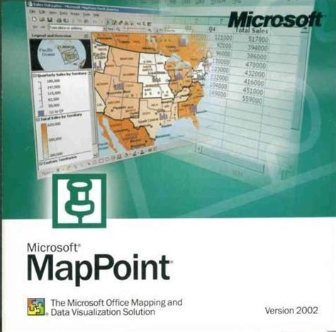 microsoft mappoint  mapping software microsoft world microsoft