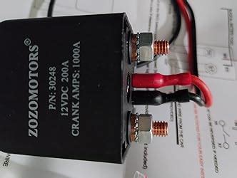 Amazon Zozomotors Side Post Remote Battery Disconnect Switch