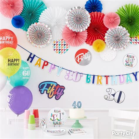 Milestone Birthday Party Supplies