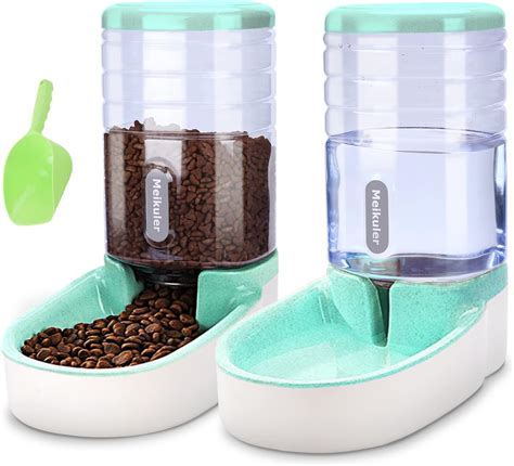 Pet Supplies Hacaroa Pack Automatic Cat Feeder And Water Dispenser