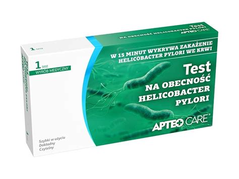 Test na obecność Helicobacter pylori APTEO Inne Testy diagnostyczne