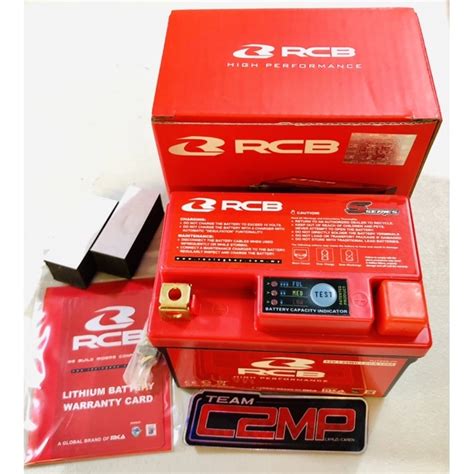 Rcb S Series Lithium Battery 5l 12v 24wh 120a And 7l 12v 35wh 180a