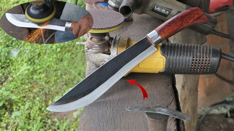 Knife Making Forging A Dagger Knife From Leaf Spring Always Has Great