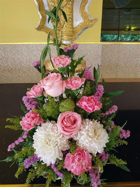 Triangular Shaped Flower Arrangement