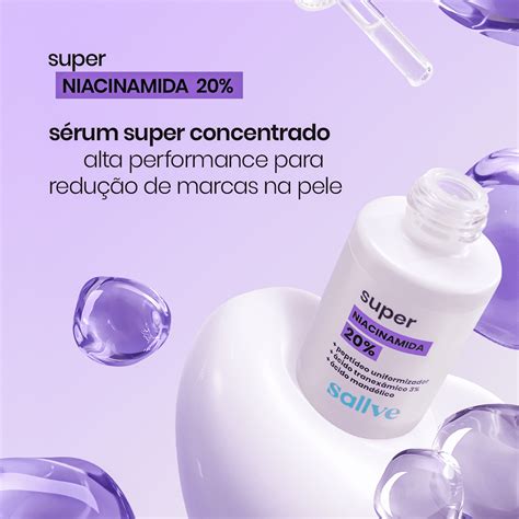 Sallve Super Niacinamida 20 Sérum Redutor de Marcas Beleza na Web