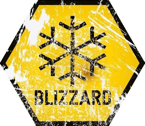 Blizzard Warning Signs | Snow Warning Sign Stock Photo By C Arcady 10142079 - ninadusbahcem