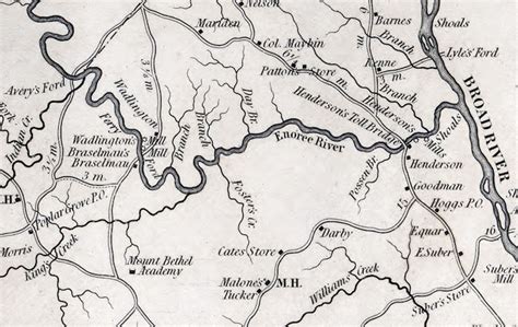 1820 Map Of Newberry County South Carolina Etsy