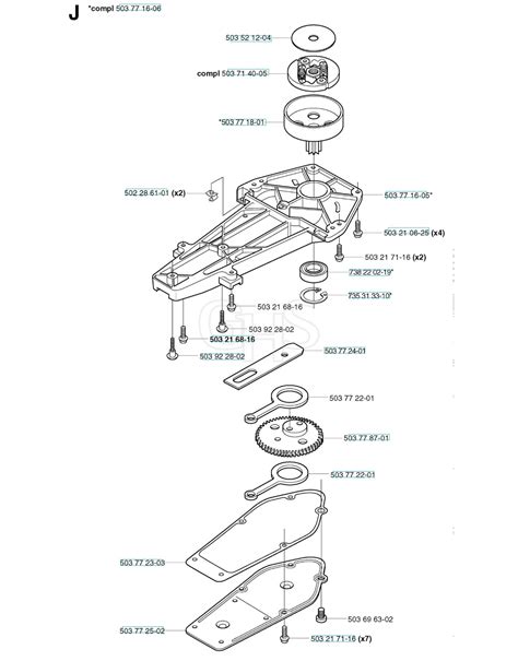 Husqvarna H Gear Housing Ghs