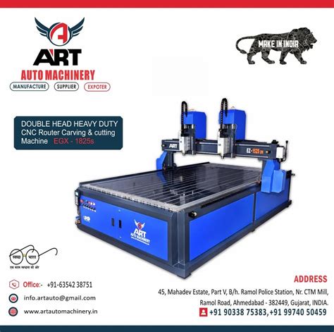 3 Axis Cnc Wood Carving Machine 6 Kw At Rs 755000 In Ahmedabad Id