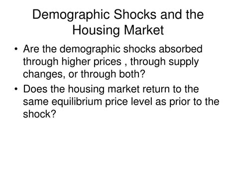 Ppt Immigration And Urban Housing Market Dymamics The Case Of Haifa