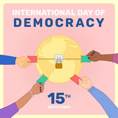 Dia Internacional De La Democracia Vector Gratis