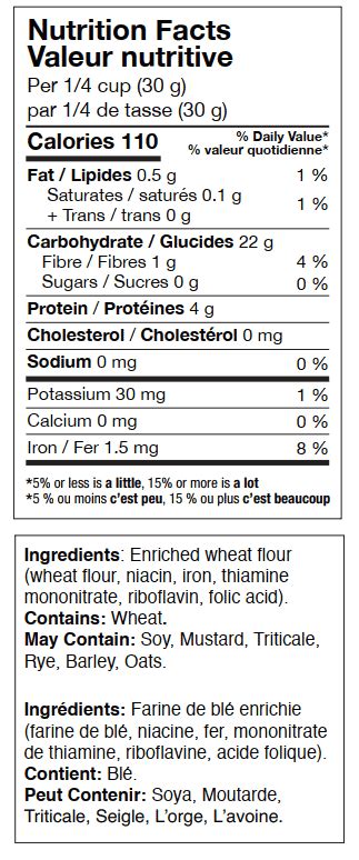 NO ADDITIVE ALL PURPOSE FLOUR 2 5kg Rogers Foods