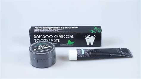 YIGATE TA 1020 2 In 1 Bamboo Charcoal Teeth Whitening Toothpaste