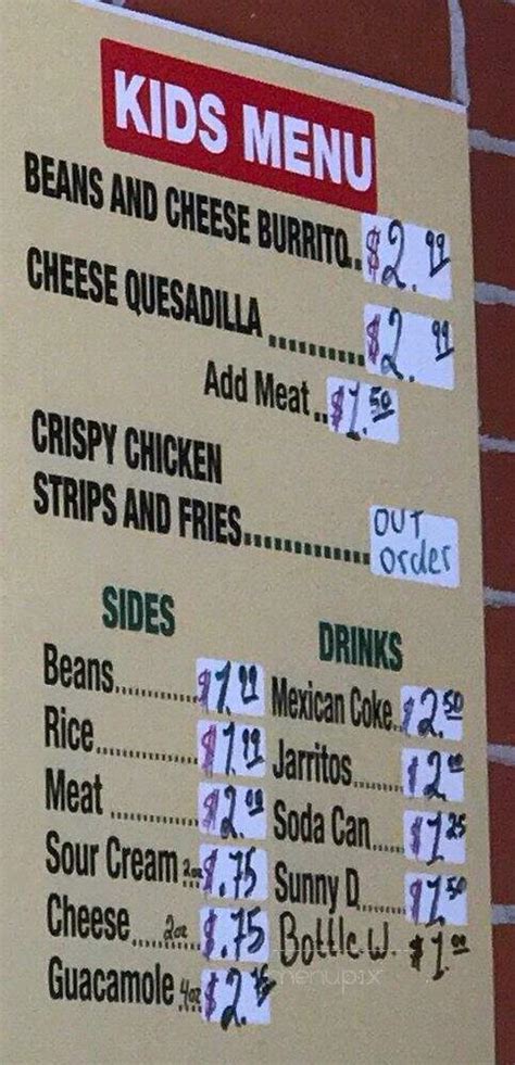 Taqueria Los Arcos Menu In Vacaville Ca Order Delivery And Reviews