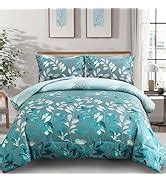 Amazon Djy Brown Comforter Set Queen Botanical Leaves Comforter