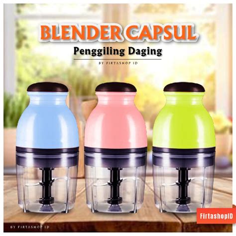 Jual Blender Capsule Blender Kapsul Serbaguna Capsule Cutter Quatre