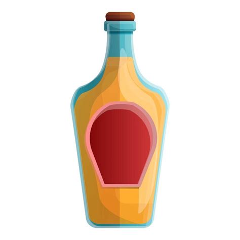 Icono De Botella De Ron Icono Vectorial De Botella Del Ron Para El