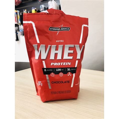 Nutri Whey Protein Refil 907g Sabor Chocolate Integralmedica Shopee