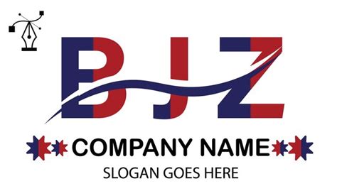 El Logotipo De La Letra Bjz Vector Premium