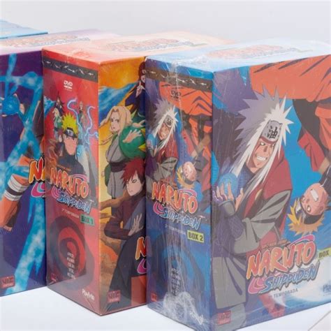 Box Dvds Naruto Shippuden Lacrados Shopee Brasil