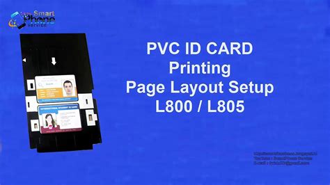 PVC Id Card Printing Page Layout Template Fadsor Epson L800 L805