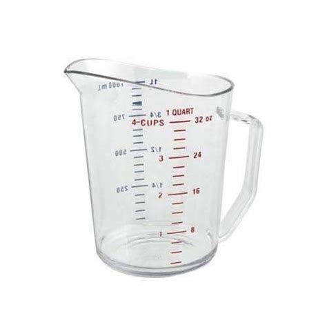 Graduated Polycarb Measuring Jug 1lit