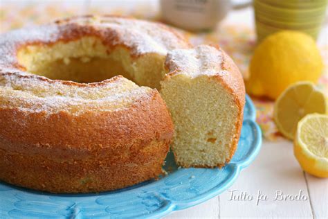 Ciambella Al Limone Dolce Soffice Tutto Fa Brodo In Cucina