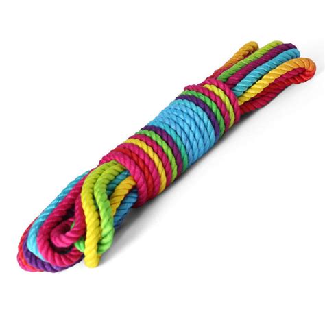 Rainbow Color Silk Kinbaku Rope 8 Meters Oxy Shop