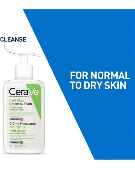 Cerave Cerave Hydrating Cream To Foam Cleanser With Amino Acids For