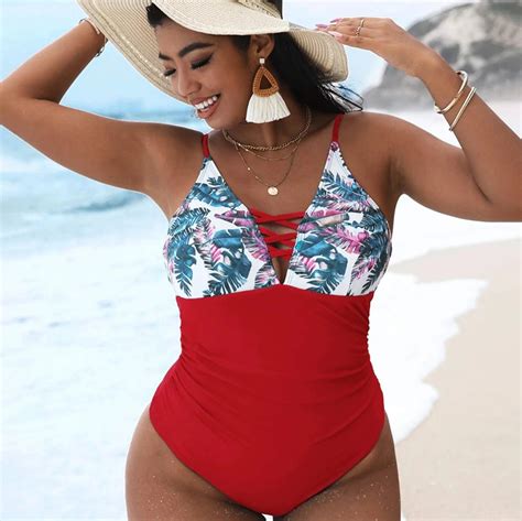 Bikini de talla grande de estilo brasileño para mujer traje de baño