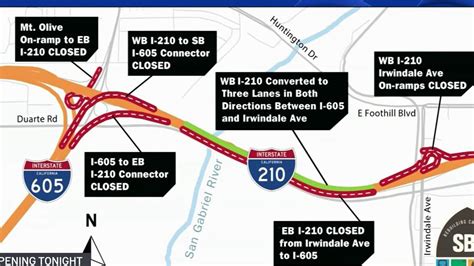 What To Know About The 5 Day 210 Freeway Closure Nbc Los Angeles