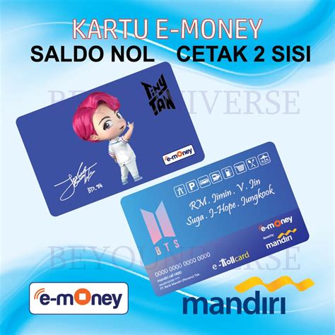 Jual Kartu E Money Mandiri Emoney Bts Tinytan Tiny Tan Idol Mini Doll